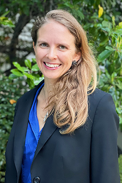 A portrait of Delta Lead Scientist Dr. Laurel Larsen.