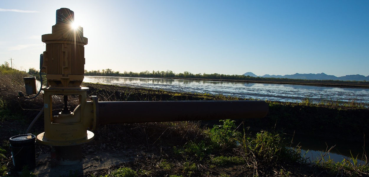 A groundwater well in Colusa County.