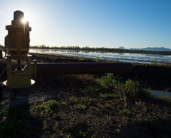 A groundwater well in Colusa County.