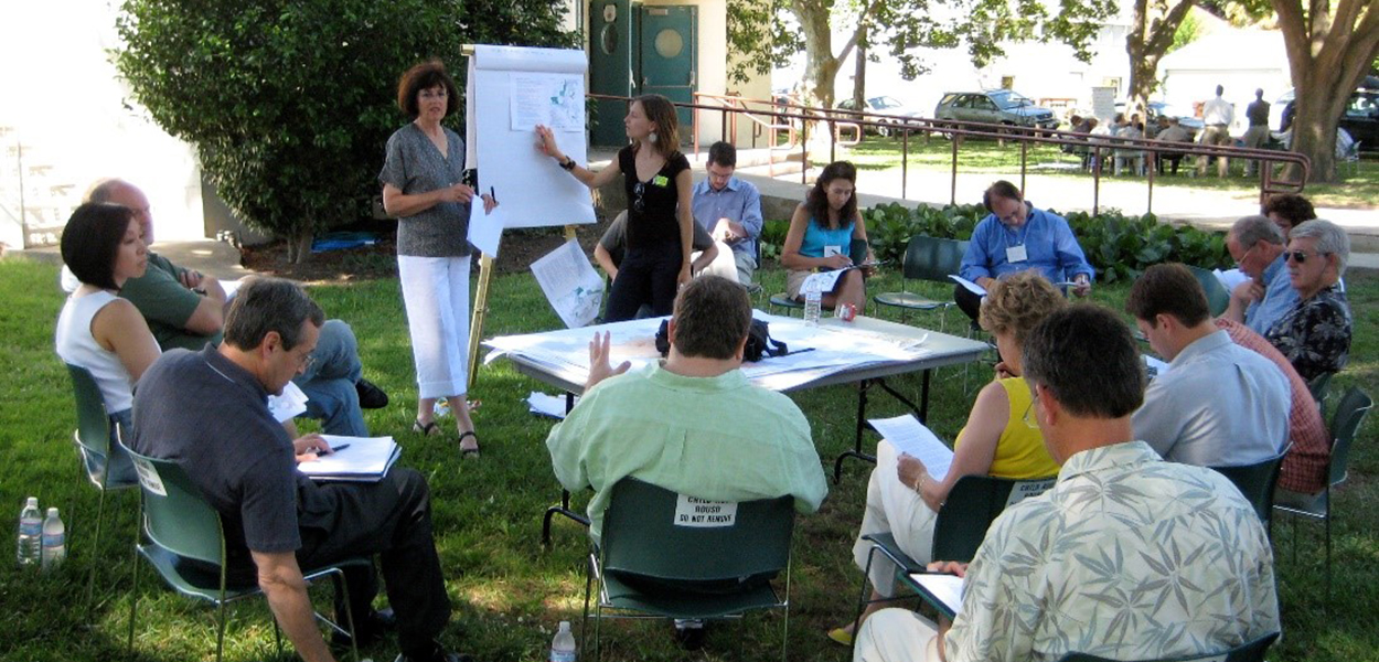 Participants at a Delta Vision stakeholder meeting.